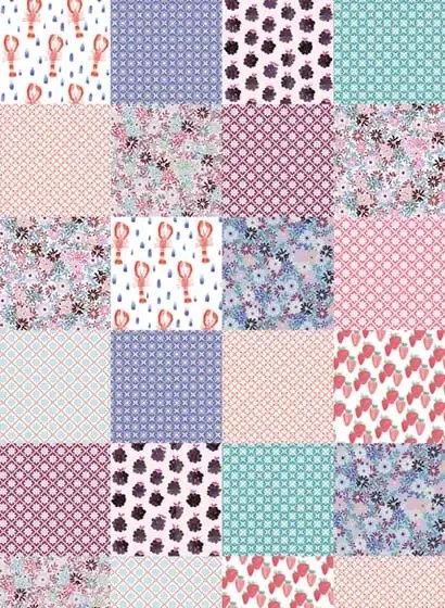 Eijffinger Carta da parati Patchwork - 383618