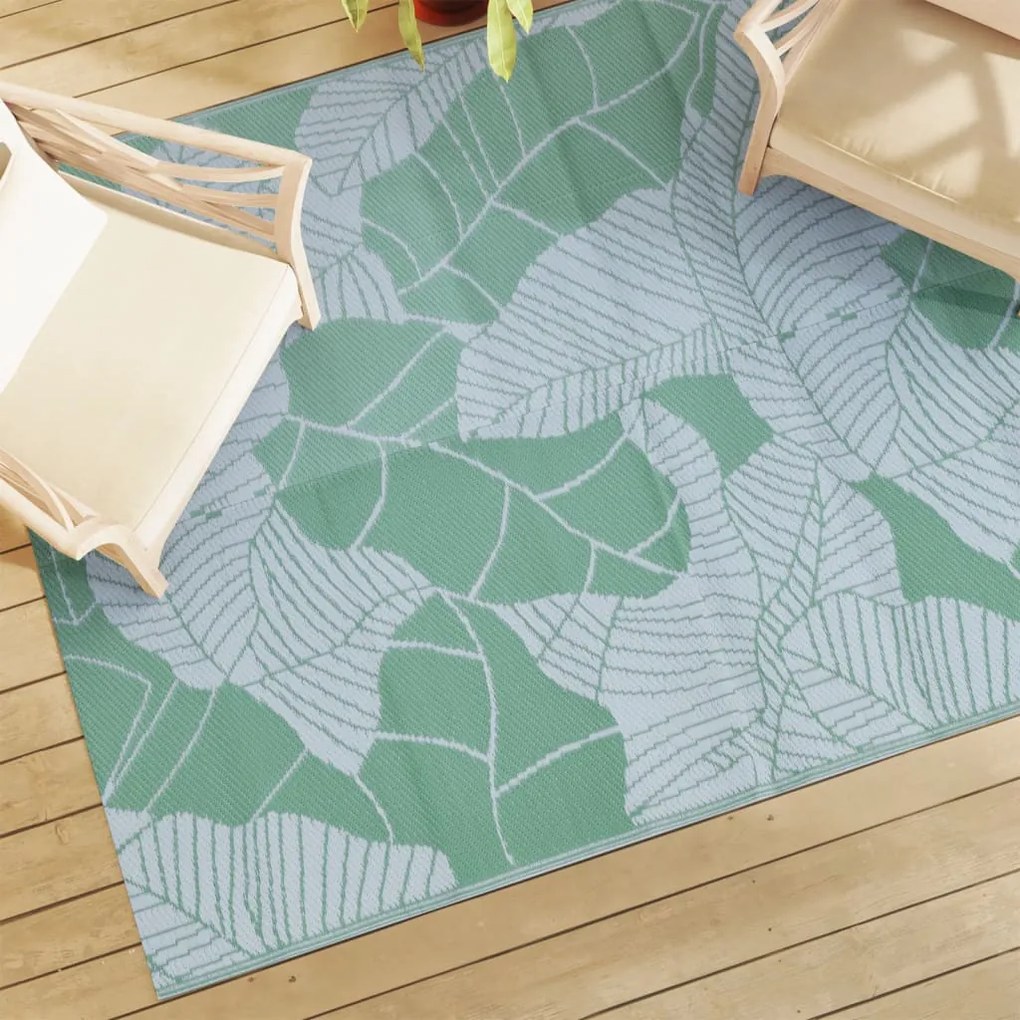 Tappeto Da Esterno Arakıl Verde 160x230 Cm Pp /