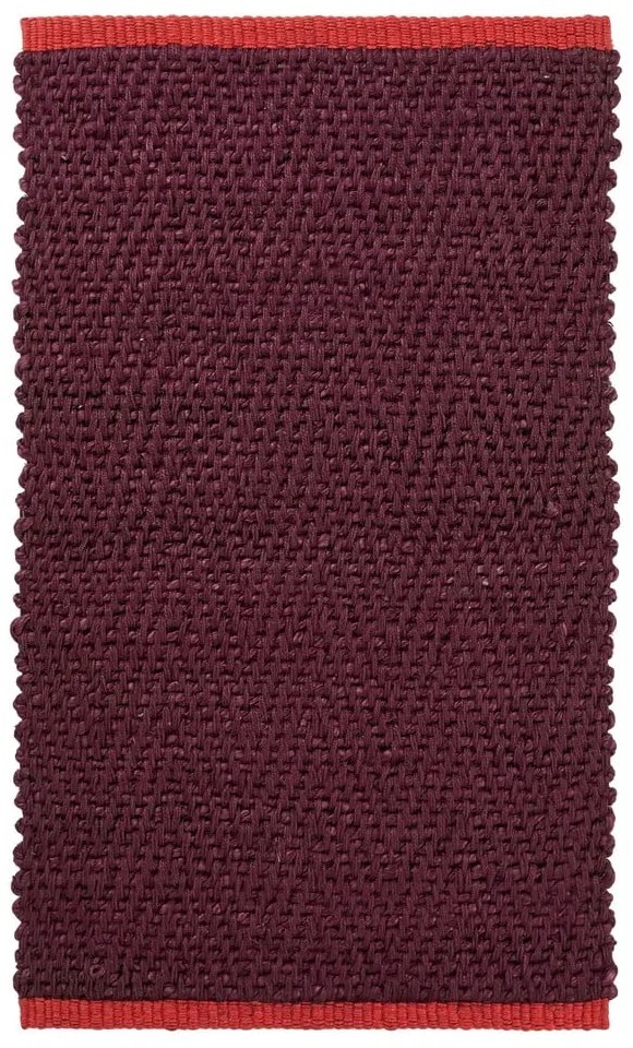 Tappeto burgundy in iuta 50x80 cm Notes – Mette Ditmer Denmark