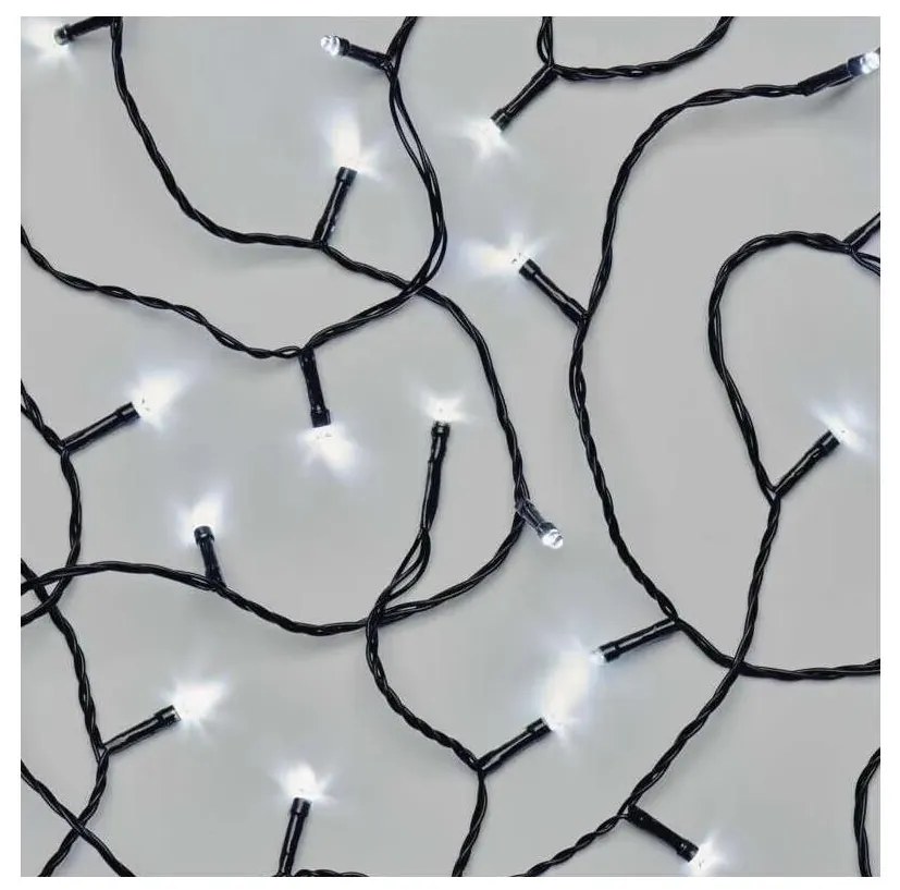 Catena LED natalizia da esterno 50xLED/5m IP44 bianco freddo