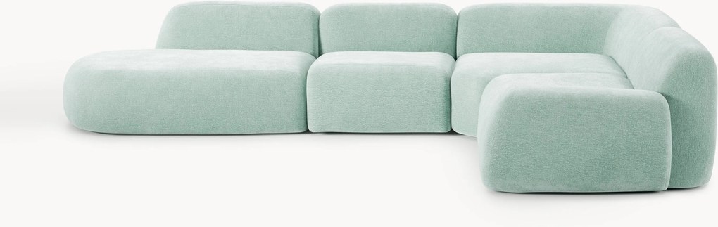Divano angolare componibile XL con chaise longue Wolke