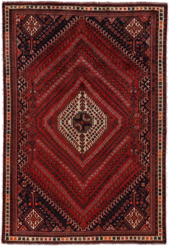 Shiraz Tappeto 200 x 290 (Iran) Annodato A Mano
