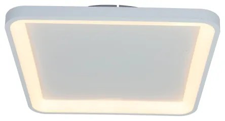 Brilagi - Plafoniera LED dimmerabile FALCON SLIM LED/50W/230V 50x50 cm bianca + telecomando