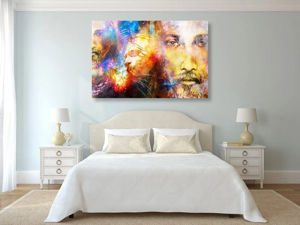 Quadro su tela – Onnipotente nello spazio cosmico