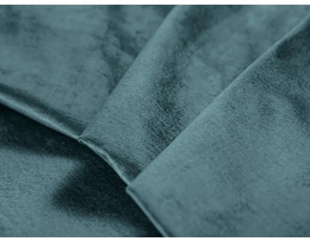 Divano letto in velluto blu Luca - Milo Casa