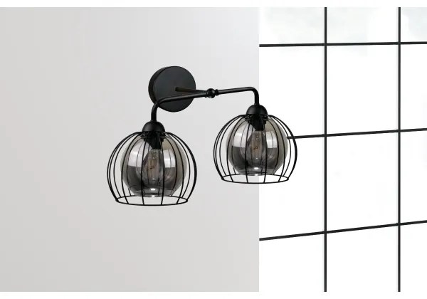 Applique SOLO BLACK 2xE27/60W/230V