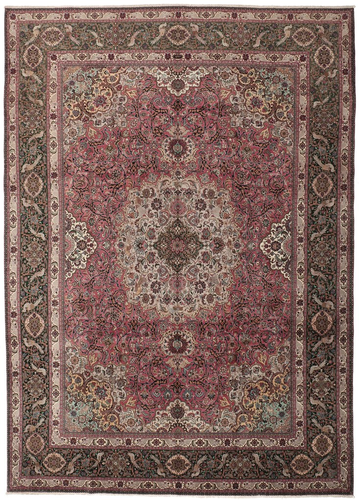 Tabriz Tappeto 420x290 (Iran) Annodato A Mano