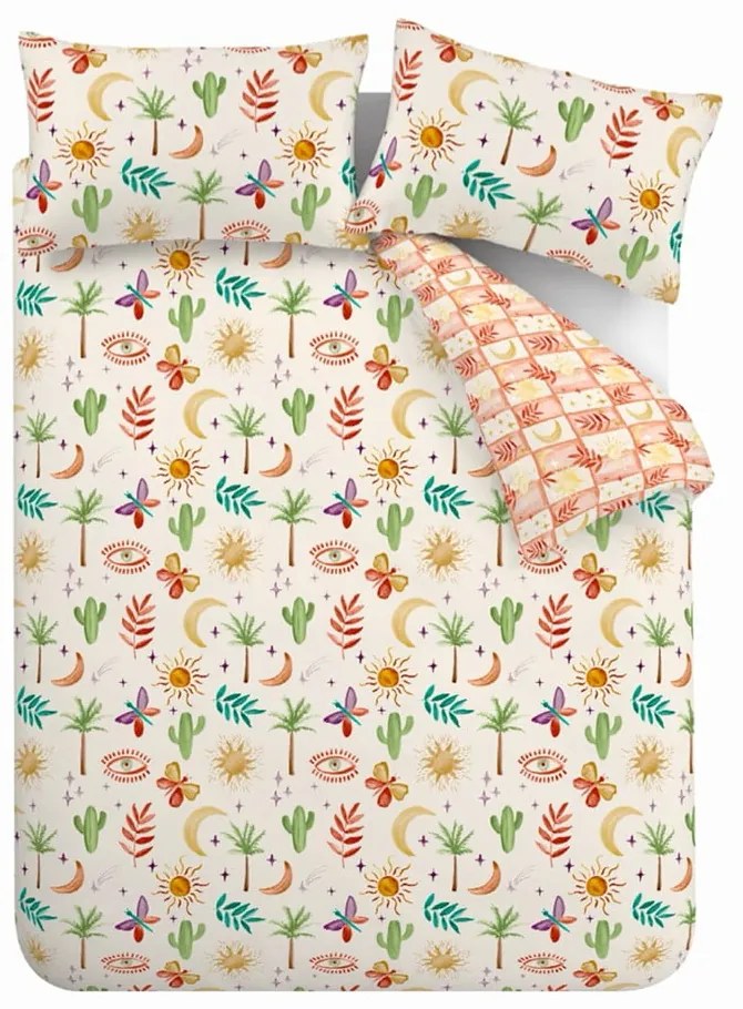 Set copripiumino e federa per letto matrimoniale 200x200 cm Fiesta – Sassy B