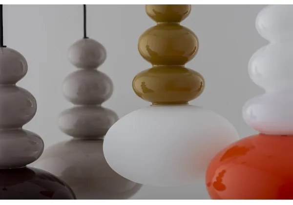 Argon 8821 - Lampadario a sospensione con filo DIEGO 1xGU10/5W/230V bianco/marrone