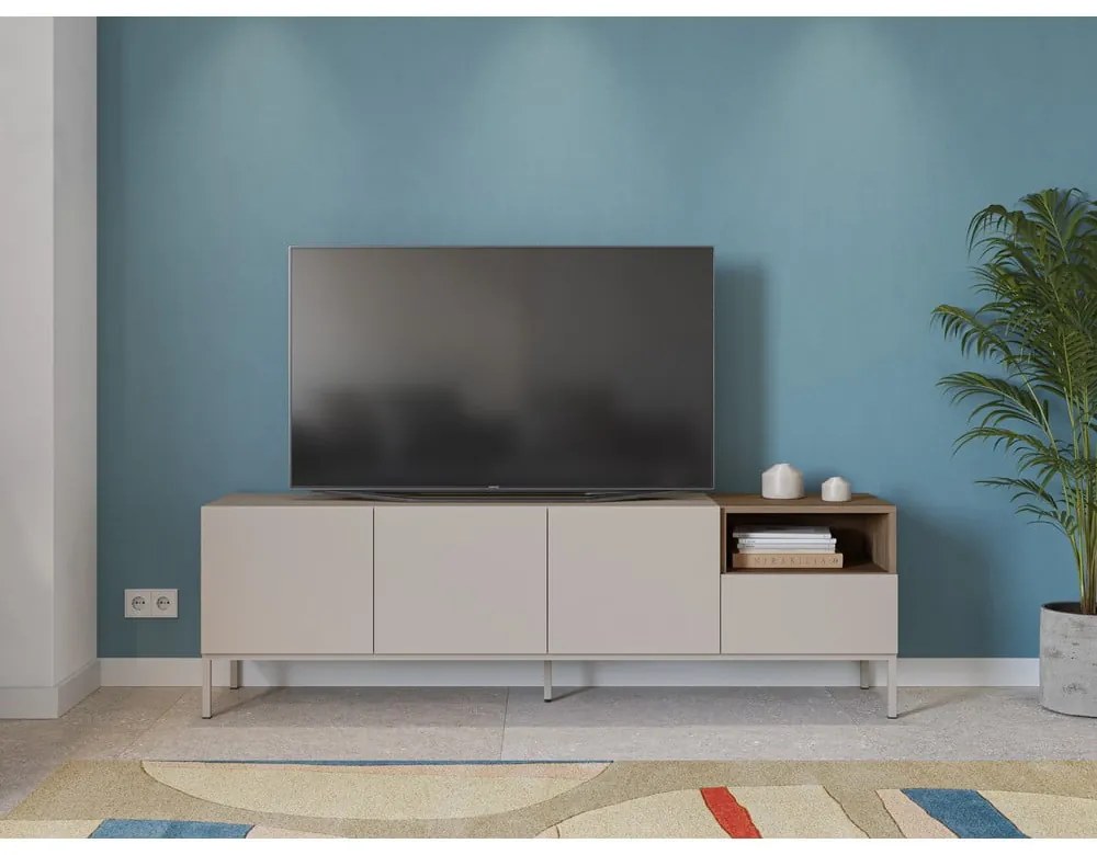 Mobile TV color crema 180x55 cm Cailin - Marckeric
