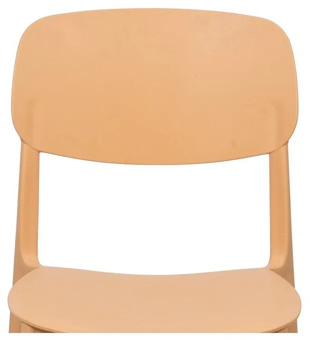 Sedia da esterno color pesca in plastica Hébé – Bonami Essentials