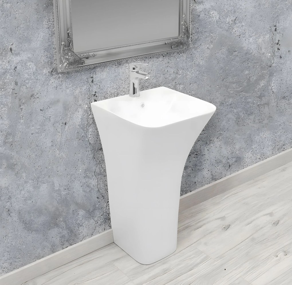 Lavabo monolitico Rea Ada Slim