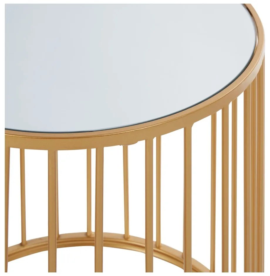 Tavolini da salotto rotondi con piano in vetro in set di 2 pezzi Avantis - Premier Housewares