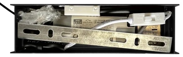 Lampadario LED su cavo LINEA LED/36W/230V 3000/4000/5700K IRC 90 nero