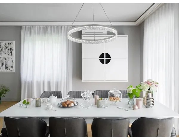 Lampadario dimmerabile a sospensione con cavo ALIANZ LED/60W/230V 3000-6000K + telecomando