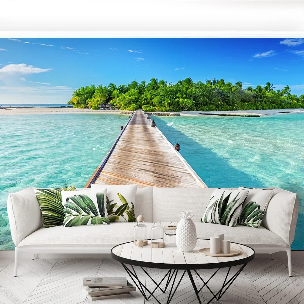 Carta da parati Molo oceanico 104x70 cm
