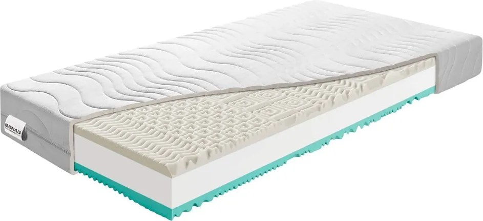 Materasso bifacciale in schiuma dura/media 90x200 cm Visco Comfort - BENAB