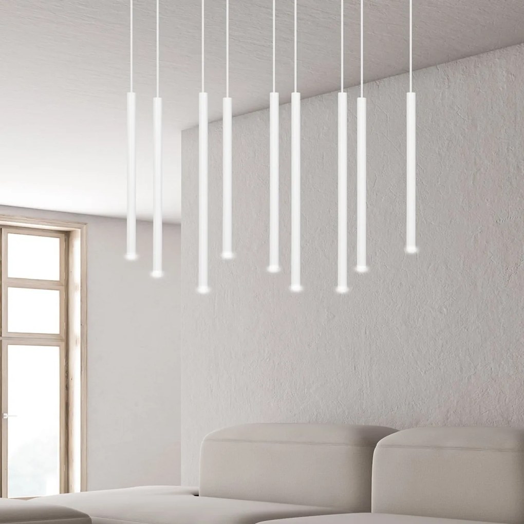 Lampada a Sospensione SELTER 9 BLACK WHITE e GOLD