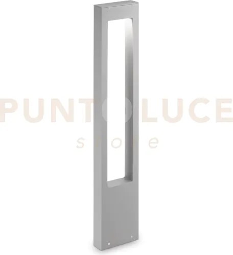 Vega paletto ip44 1 luce attacco g9 grigio 80cm