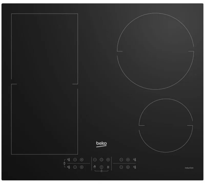 Beko - HII64203FMT: 7757189257. Colore del prodotto: Nero, Posizionamento dell'apparecchio: Da incasso, Dimensione della larghezza del piano cottura: