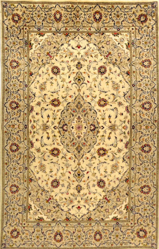 Kashan Tappeto persiano 140x220 (Iran)