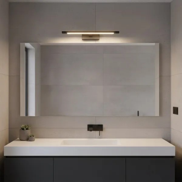 Illuminazione a LED per specchio da bagno KLIMT LED/8W/230V 3000/4000/6000K 40 cm IP44 nero
