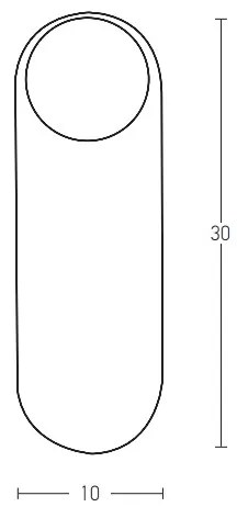 Zambelis H64 - Lampada da parete 1xG9/9W/230V oro