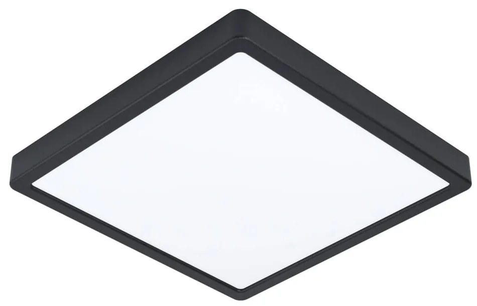 Plafoniera LED nera 28,5x28,5 cm FUEVA 5 – EGLO