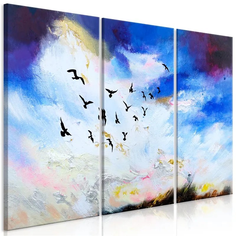 Quadro Autumn Is Coming (3 Parts)  Colore colorful, Dimensioni e Misure 120x80