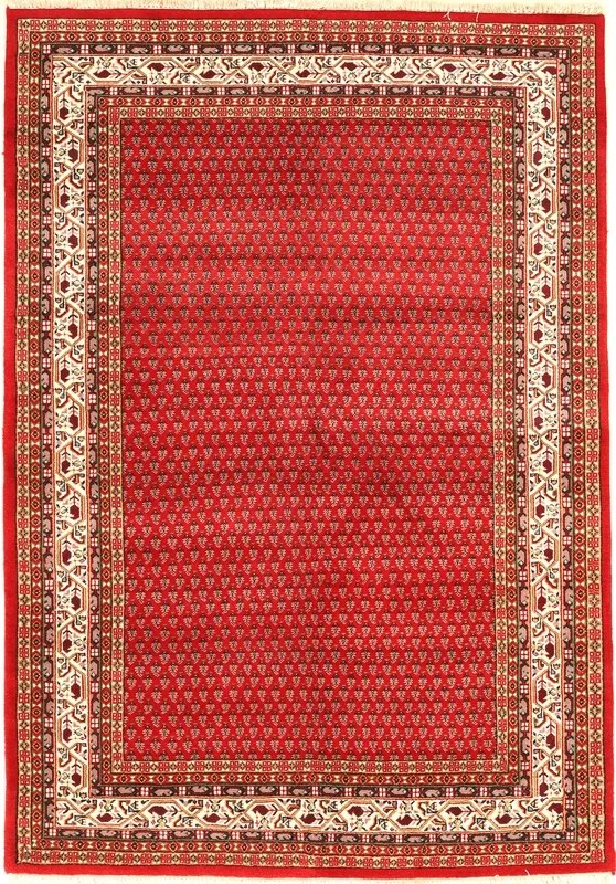 Mir Tappeto orientale 180 x 120 Rosso (Indian) Annodato A Mano