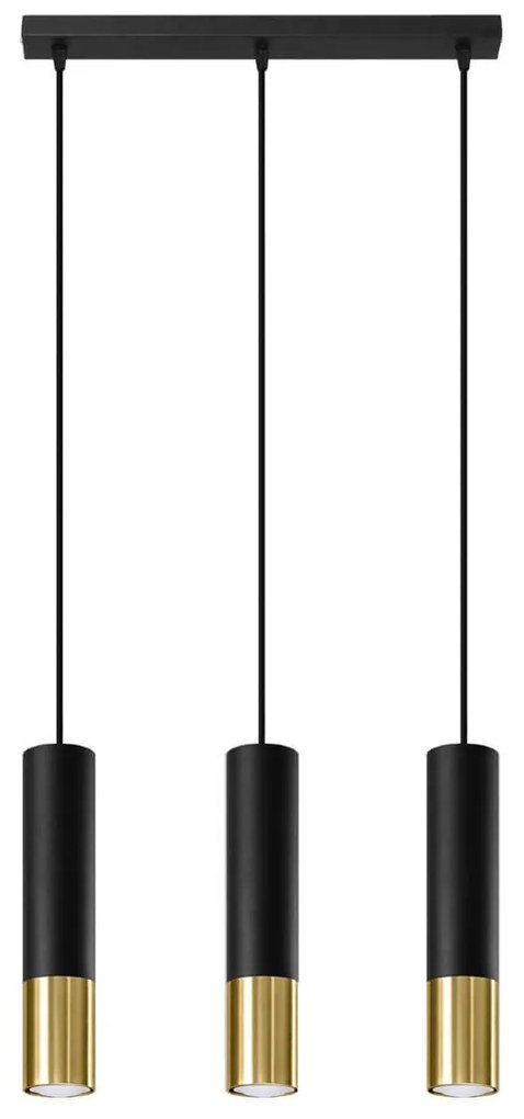 Lampada a Sospensione 3xGU10 in Acciaio LOOPEZ 3L