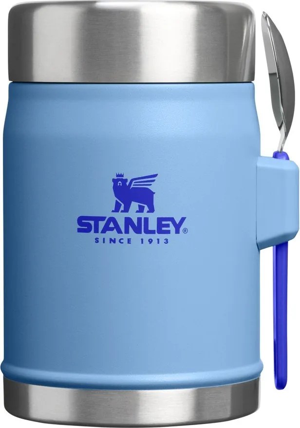 Borraccia termica blu in acciaio inox 400 ml Legendary Food Jar + Spork Blue Sky – Stanley
