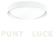 Plafoniera concrete effetto cemento bianco led 3000k 1420lm, 20w d....