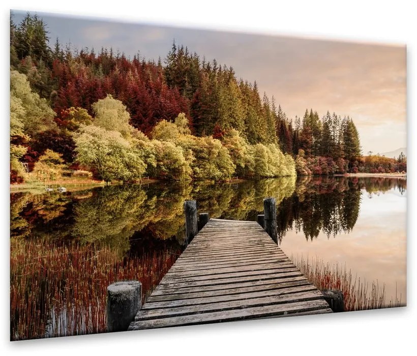 Dipinto su vetro, 80 x 120 cm Autumn Path - Styler