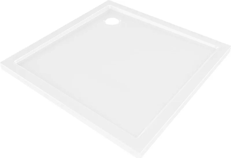 Mexen Flow piatto doccia quadrato slim 70 x 70 cm, bianco lucido - 46S107070