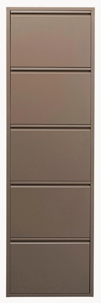 Scarpiera da parete con scomparti a ribalta Caruso