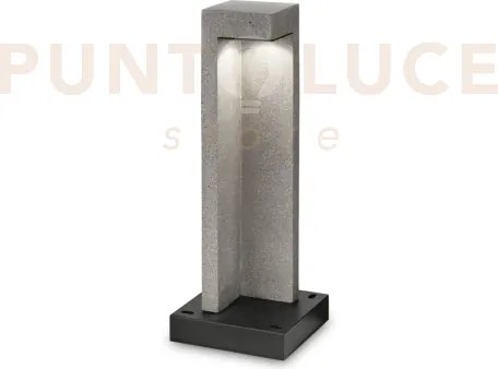 Titano paletto luce verso il basso ip55 led 3000k 8,5w 560lm grani...