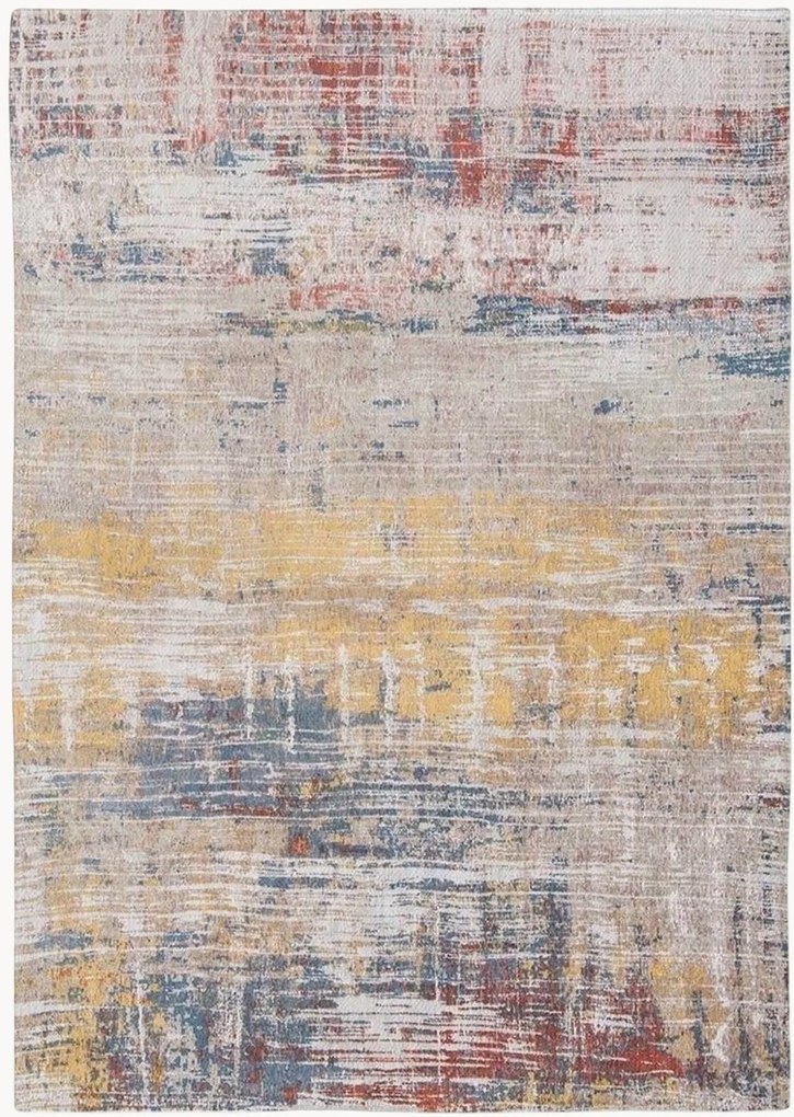 Tappeto jacquard lavabile da interno-esterno Streaks