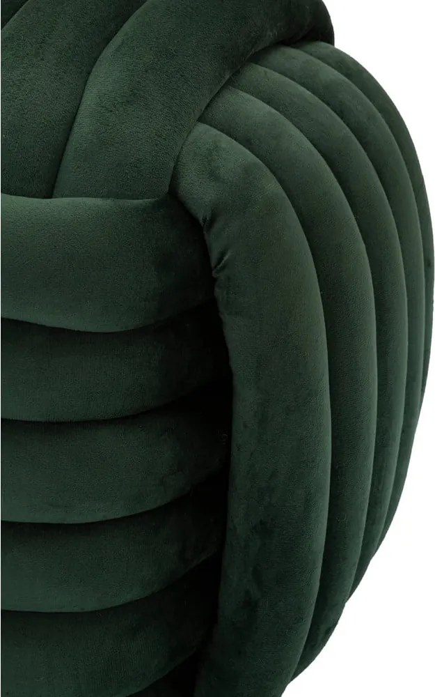 Poggiapiedi in velluto verde Softy - Mauro Ferretti