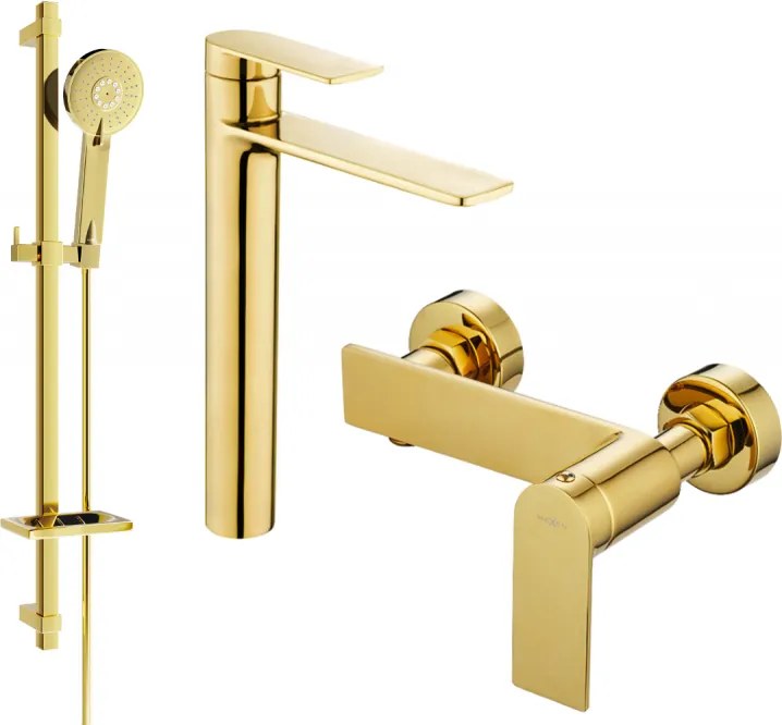 Mexen Zero DQ40 set doccia, dorato - 71114DQ40-50