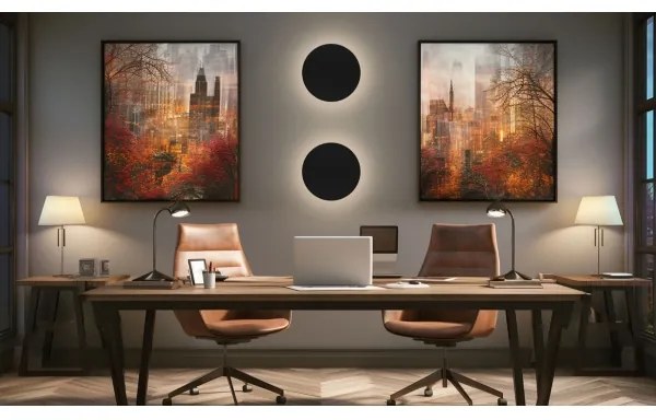 Applique a LED da esterno PIATTA LED/18W/230V 3000/4000/6000K IP44 nero