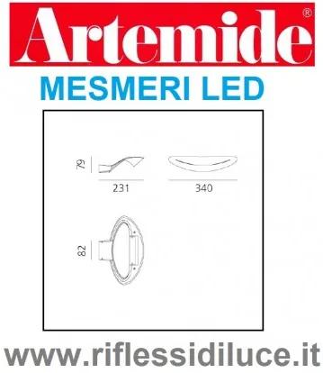 Artemide mesmeri cromo lucido 3000 ° k