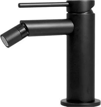 Rubinetto per bidet getto aerato Circle two GATTONI RUBINETTERIA nero opaco con piletta