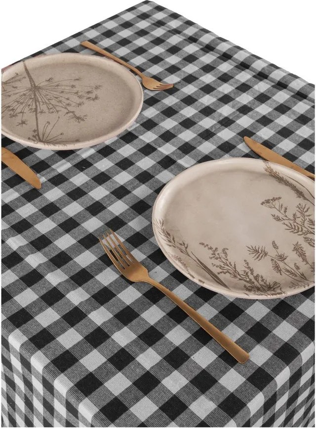 Tovaglia in cotone 150x150 cm Gingham – Tiseco Home Studio