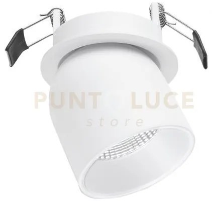 Gfa441- faretto orientabile bianco satinato a led 3000k 680lm 9w ip...