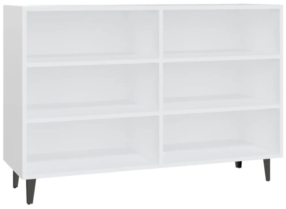 Credenza bianca 103,5x35x70 cm in truciolato
