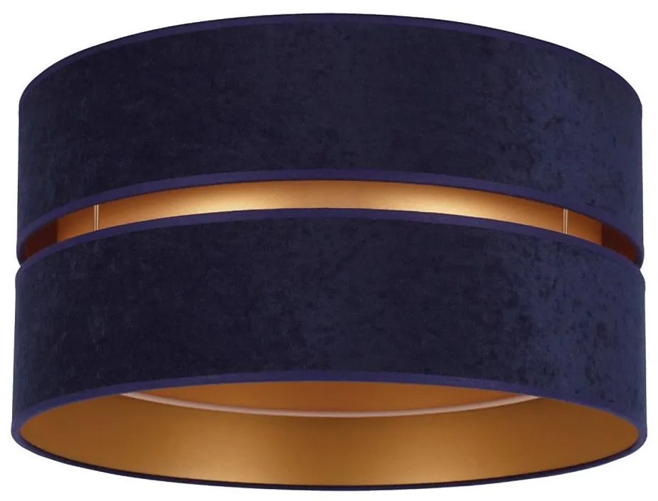 Duolla - Plafoniera DUO 1xE27/15W/230V diametro 40 cm blu/oro