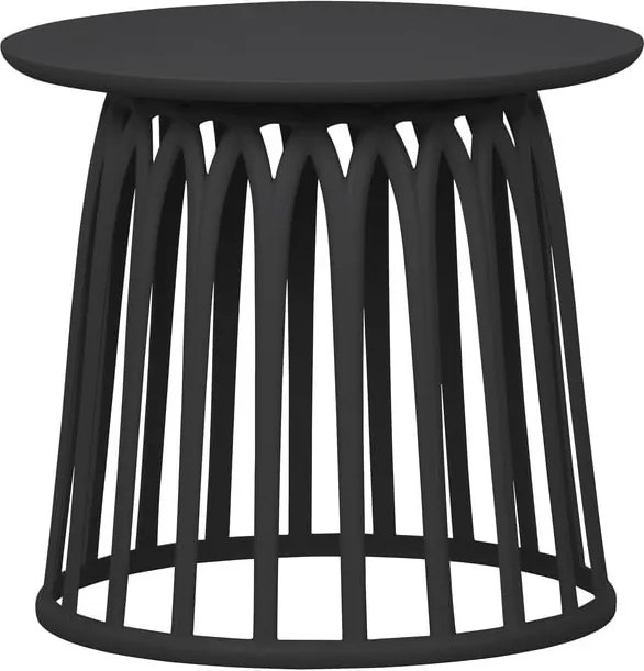 Tavolo portaoggetti da esterno nero Boy - WOOOD