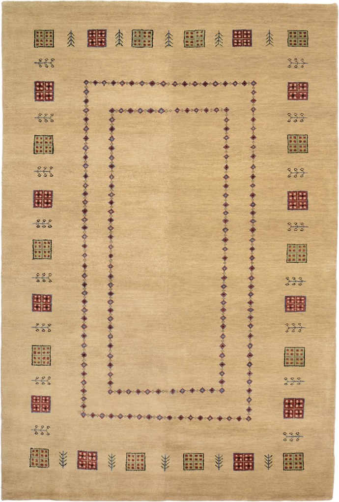 Loribaft Tappeto 190x130 (Indian) Annodato A Mano