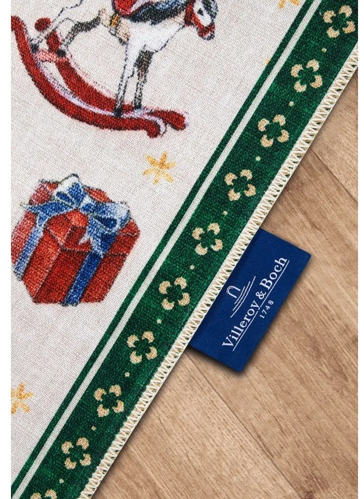 Runner verde con motivo natalizio 80x200 cm Green Christmas - Villeroy&amp;Boch